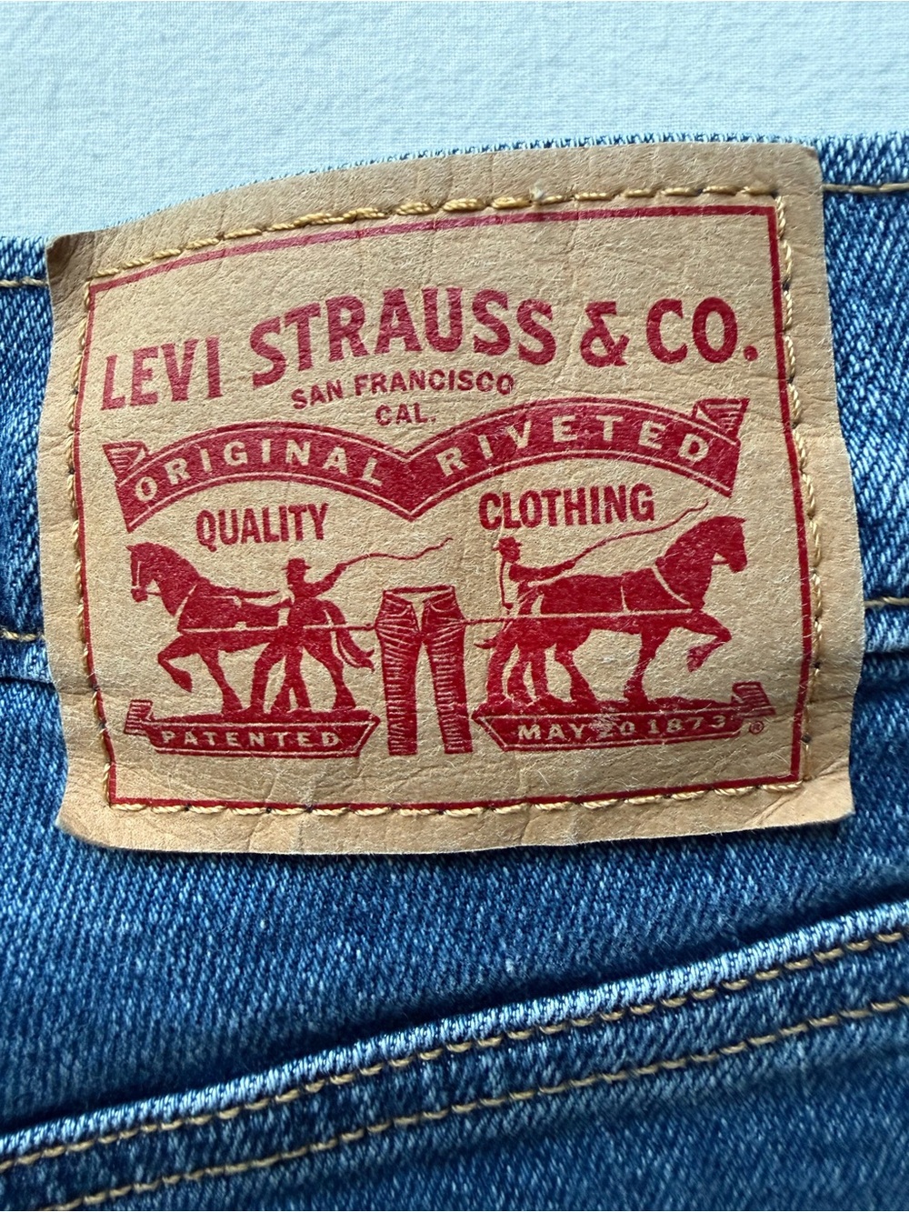 Levi’s Wedgie Straight Fit Women's Jeans (plus Size) Unstoppable Wear - Picture 12 of 13